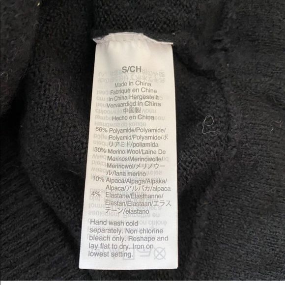 MADEWELL Wrap front pullover sweater w cozy yarn! - Picture 3 of 6